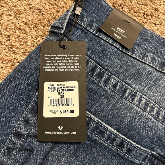 TRUE RELIGION DENIM JEANS . RICKY - Picture 3 of 9